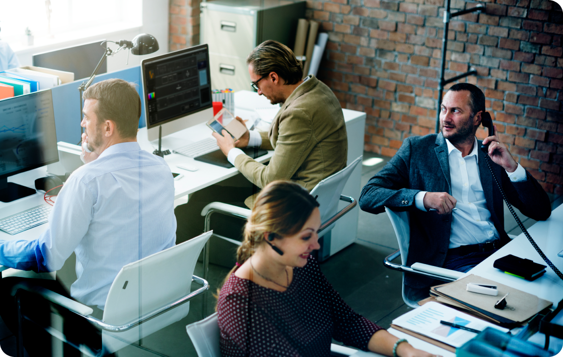 IT support team assisting Las Vegas businesses with managed IT projects